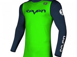 Maillot cross enfant Seven Zero Raptor Over vert fluo