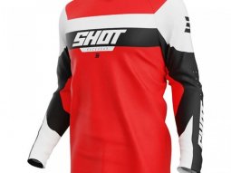 Maillot cross enfant Shot Draw Kid League red