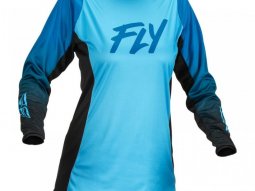 Maillot cross femme Fly Racing Lite bleu / noir