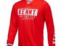 Maillot cross Kenny Performance Solid rouge