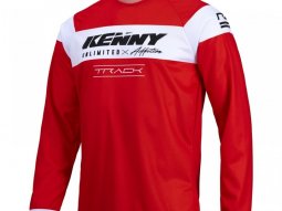 Maillot cross Kenny Track Raw rouge / blanc 2022