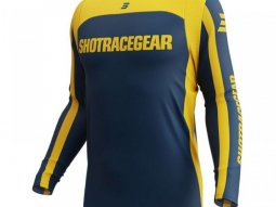 Maillot cross Shot Contact Mythic blue / yellow