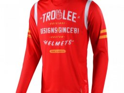Maillot cross Troy Lee Designs GP Air Rollout rouge