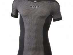 Maillot technique manches courtes mixte Sixs TS1L BT noir carbon