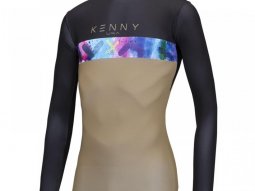 Maillot vÃ©lo VTT manches longues Kenny Charger femme beige /...