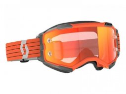 Masque cross Scott Fury orange / gris â Ã©cran Works c...