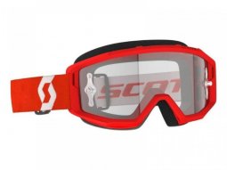 Masque cross Scott Primal rouge / blanc â Ã©cran Works c...