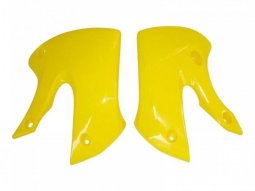 OuÃ¯es de radiateur RTech jaunes pour Suzuki RM 65 03-06