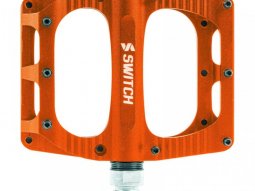 PÃ©dales plates VTT / BMX Switch Freeride Aluminium orange 9 /...