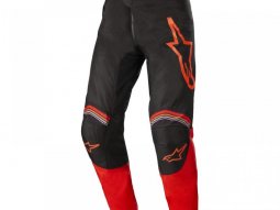 Pantalon cross Alpinestars Fluid Speed noir / bright rouge