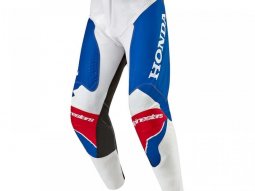Pantalon cross Alpinestars Honda Racer Iconic white / bright blue / bright