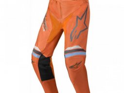 Pantalon cross Alpinestars Racer Braap gris foncÃ© / orange fluo