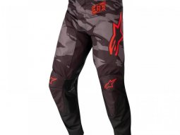 Pantalon cross Alpinestars Racer Tactical noir / gris / camouflage / rouge f