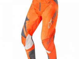 Pantalon cross Alpinestars Techstar Factory anthracite / orange fluo