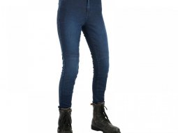 Pantalon textile femme Oxford Super Jegging WS indigo â Standard