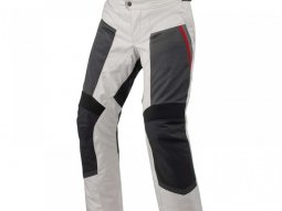 Pantalon textile RevâIt Tornado 4 H2O silver / black â lon...