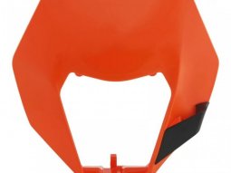 Pastique plaque phare Acerbis KTM 250 EXC 14-16 Orange Brillant