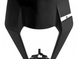 Pastique plaque phare Acerbis KTM EXC 250 TPI 2020 Noir Brillant