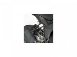 Pattes de fixation de silencieux R&G Racing noire Kawasaki Z 1000 10-1