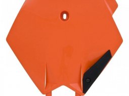 Plaque numÃ©ro frontale RTech orange pour KTM SX 125 03-06