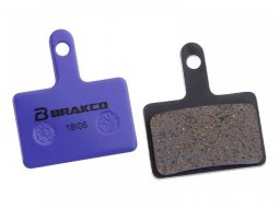 Plaquettes de frein organiques Brakco Shimano / Clarks / Tektro