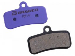 Plaquettes de frein organiques Brakco Shimano / Clarks / TRP