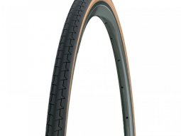 Pneu vélo route Michelin Dynamic Classic TR noir / beige (700 x 23C)