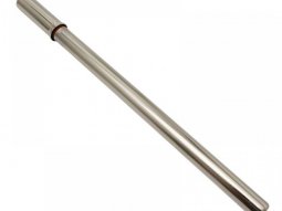 Pompe traditionnelle Newton 380mm valve Presta / Schrader argent