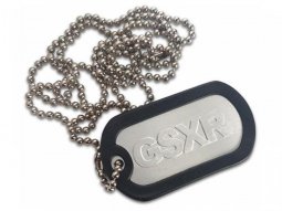 Porte clés plaque type armée US GSXR