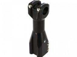 Potence noir mat D.22 Doppler pour Mbk Booster, Stunt / Yamaha Slider,