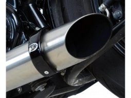 Protection de silencieux R&G Racing noir Triumph Bonneville Bobber 17-