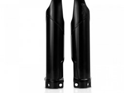 Protections de fourche Acerbis Kawasaki 85 / 100 KX 14-17 Noir Brillant