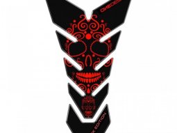 Protège réservoir Onedesign Black Edition Skull noir / rouge