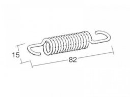 Ressort 82mm pour bequille centrale 445921, 445905 445906, 445903