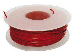 Rouleau de fil électrique Bihr rouge 50m x 1mm²