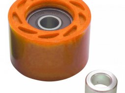 Roulette de chaîne Racing Moto Technology Ø32mm orange