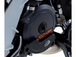 Slider moteur gauche R&G Racing noir KTM RC8 09-14