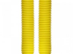 Soufflets de fourches PVC jaune L: 370mm Ã43mm Ã  59mm