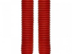 Soufflets de fourches PVC rouge L: 370mm Ã43mm Ã  59mm