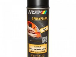 Spray peinture Ã©lastomÃ¨re Motip Noir Mat 400ml