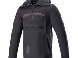 Sweat Ã  capuche moto Alpinestars Sherpa noir reflex