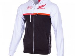 Sweat zippÃ© Ã  capuche Honda HRC MM93 anthracite /...