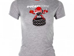 T-Shirt enfant Ducati Racing Kid gris