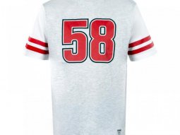 T-Shirt Marco Simoncelli 58 gris / rouge