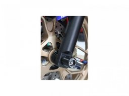 Tampons de protection de fourche R&G Racing noirs Yamaha YZF-R3 15-18