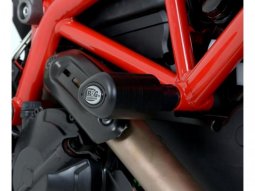 Tampons de protection R&G Racing Aero noir Ducati Sport Classic 1000 S