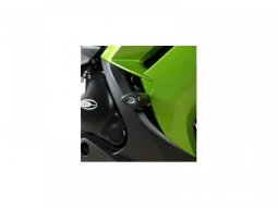 Tampons de protection R&G Racing Aero noir Kawasaki ER-6 F 12-16