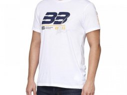 Tee-shirt 100% BB33 Brad Binder Signature blanc