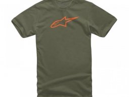 Tee-shirt Alpinestars Ageless military / orange