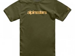 Tee-Shirt Alpinestars Heritage Logo military / or